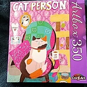 Cat Person Jigsaw Puzzle - 350 Piece By Artbox